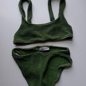 Youswim Bikini Green - Aplomb Standard Waist Two Piece in Juniper